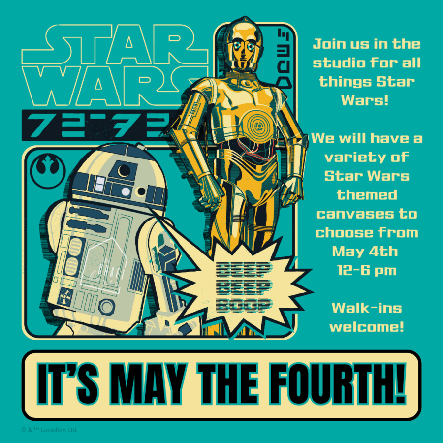 Star Wars C-3PO - Cyan Cream Instagram Post
