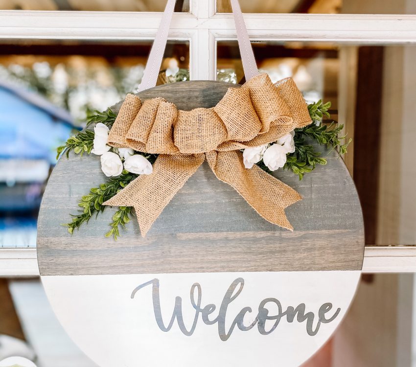 $50 | 17" Welcome Door Hang